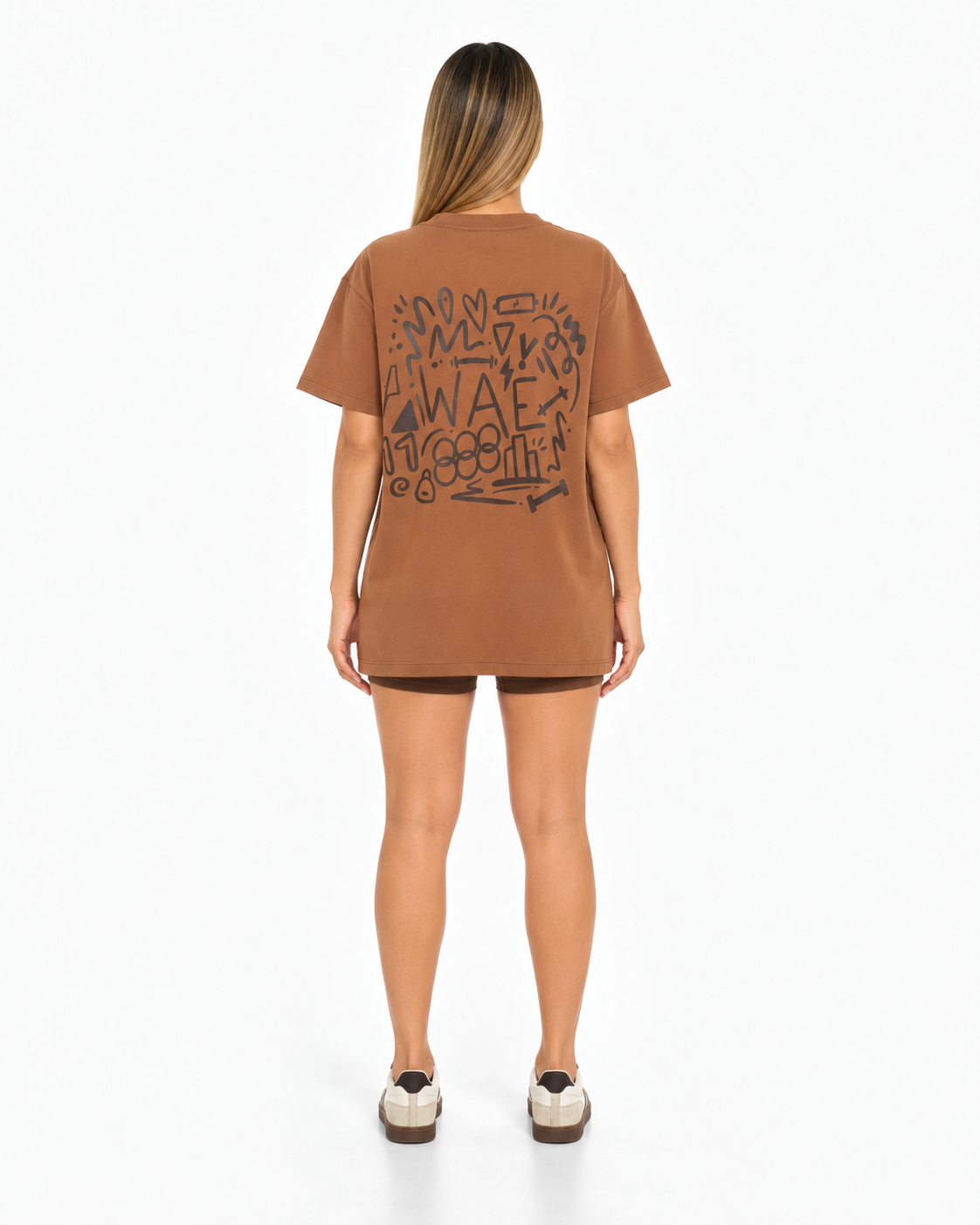 Camiseta Oversize Universo Camel