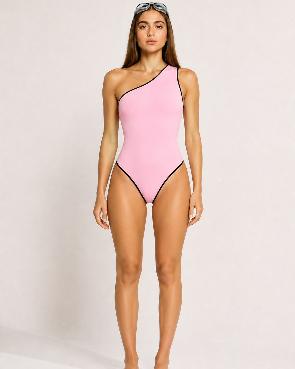 Monokini Tie Off Asimetrico Hilo